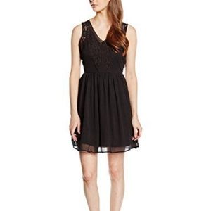 Vero Moda Dress Black Lace LBD Sz M